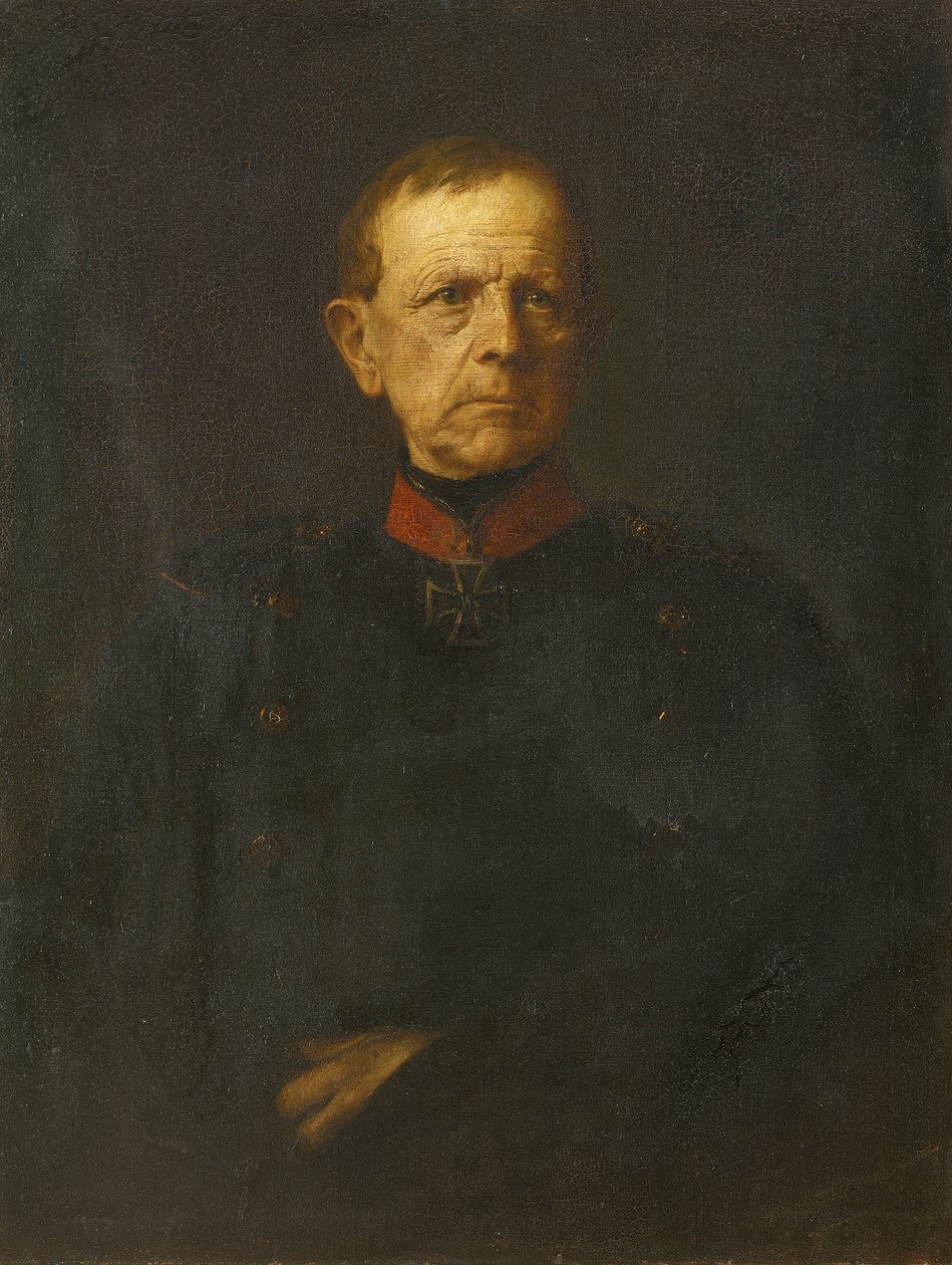 Greve Helmuth von Moltke av Franz von Lenbach