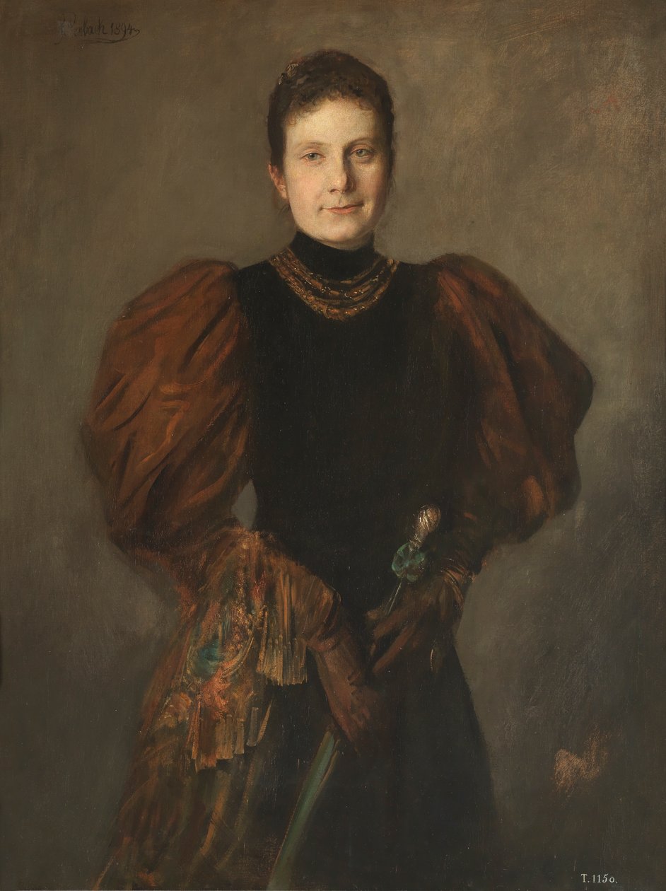 Infanta María de la Paz de Borbón, dotter till Isabella II av Franz von Lenbach