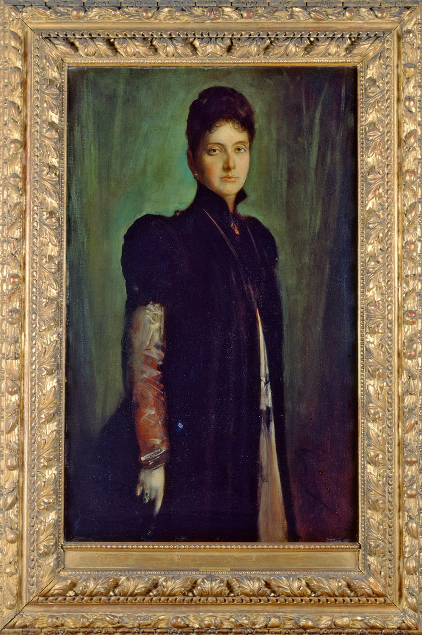 Marchesa di Montagliari av Franz von Lenbach