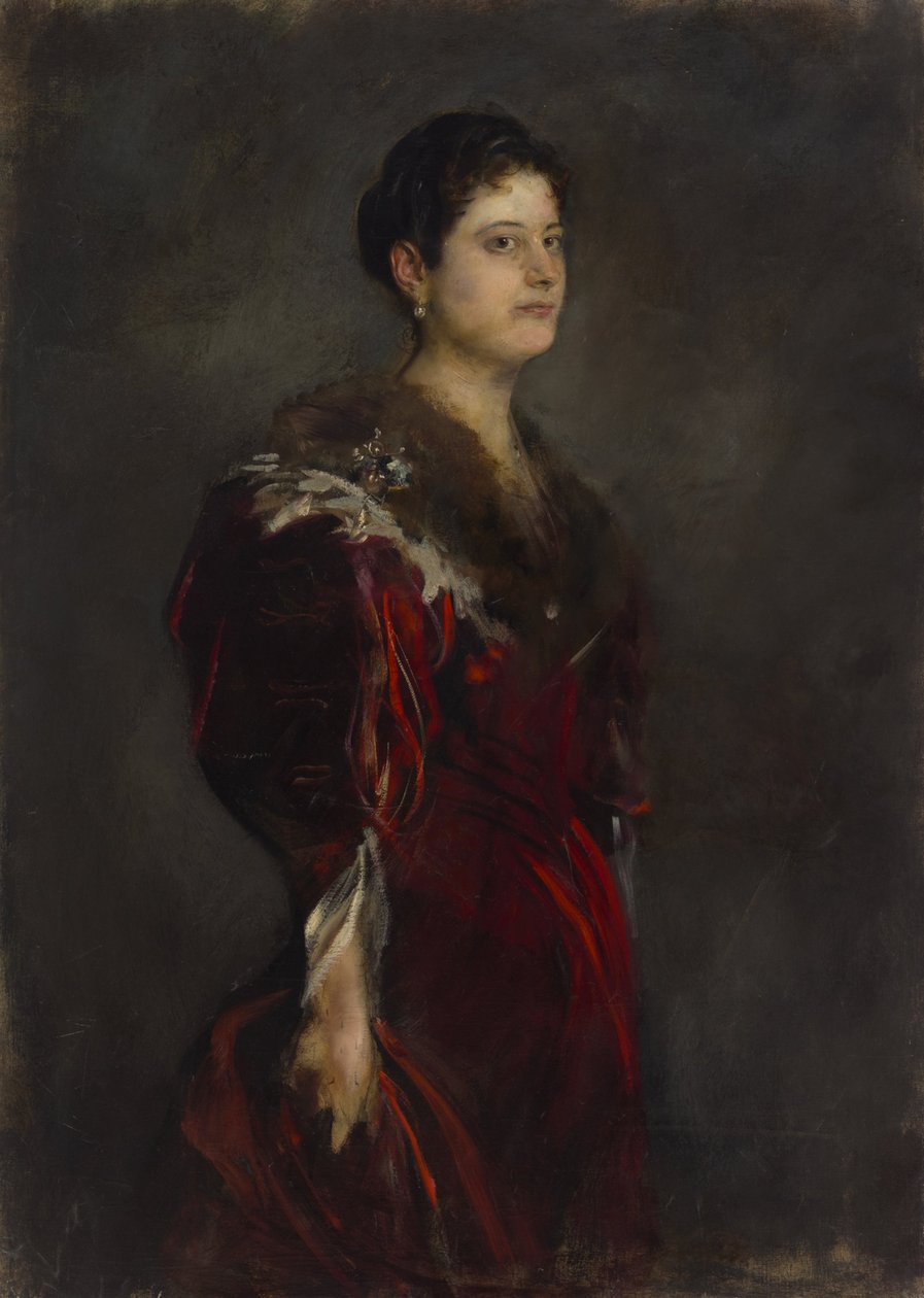 Marie Baronin Harkányi av Franz von Lenbach