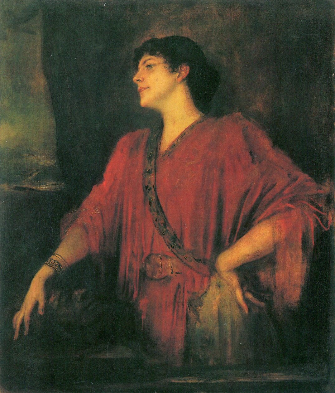 Mary Lindpaintner som Salome av Franz von Lenbach