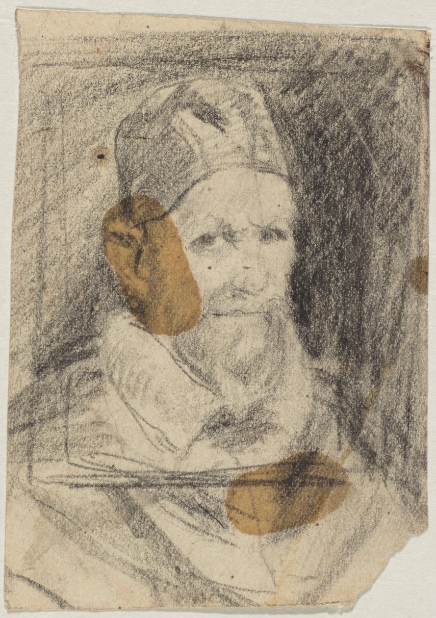 Påven Innocentius X efter Velázquez av Franz von Lenbach