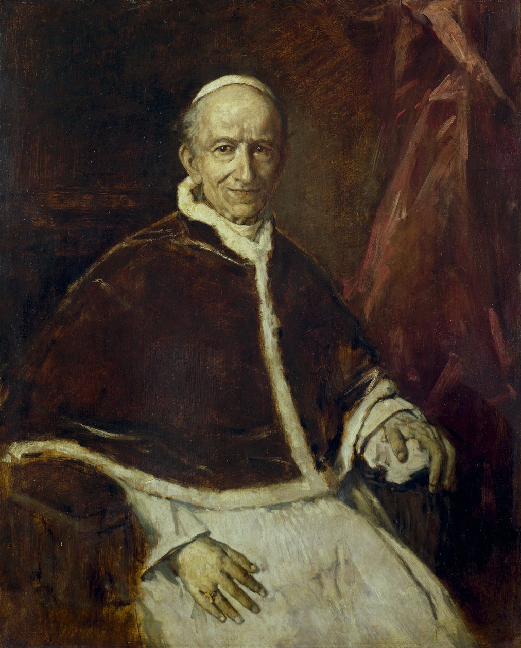 Påven Leo XIII. av Franz von Lenbach