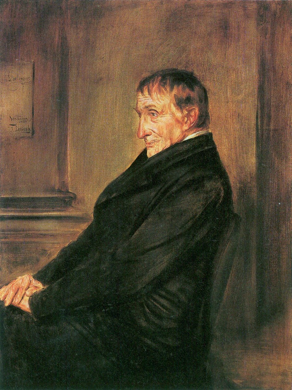 Porträtt av Ignaz von Döllinger av Franz von Lenbach