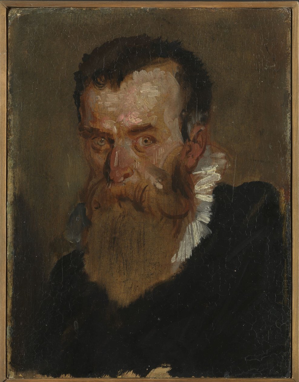 Porträttstudie av Franz von Lenbach