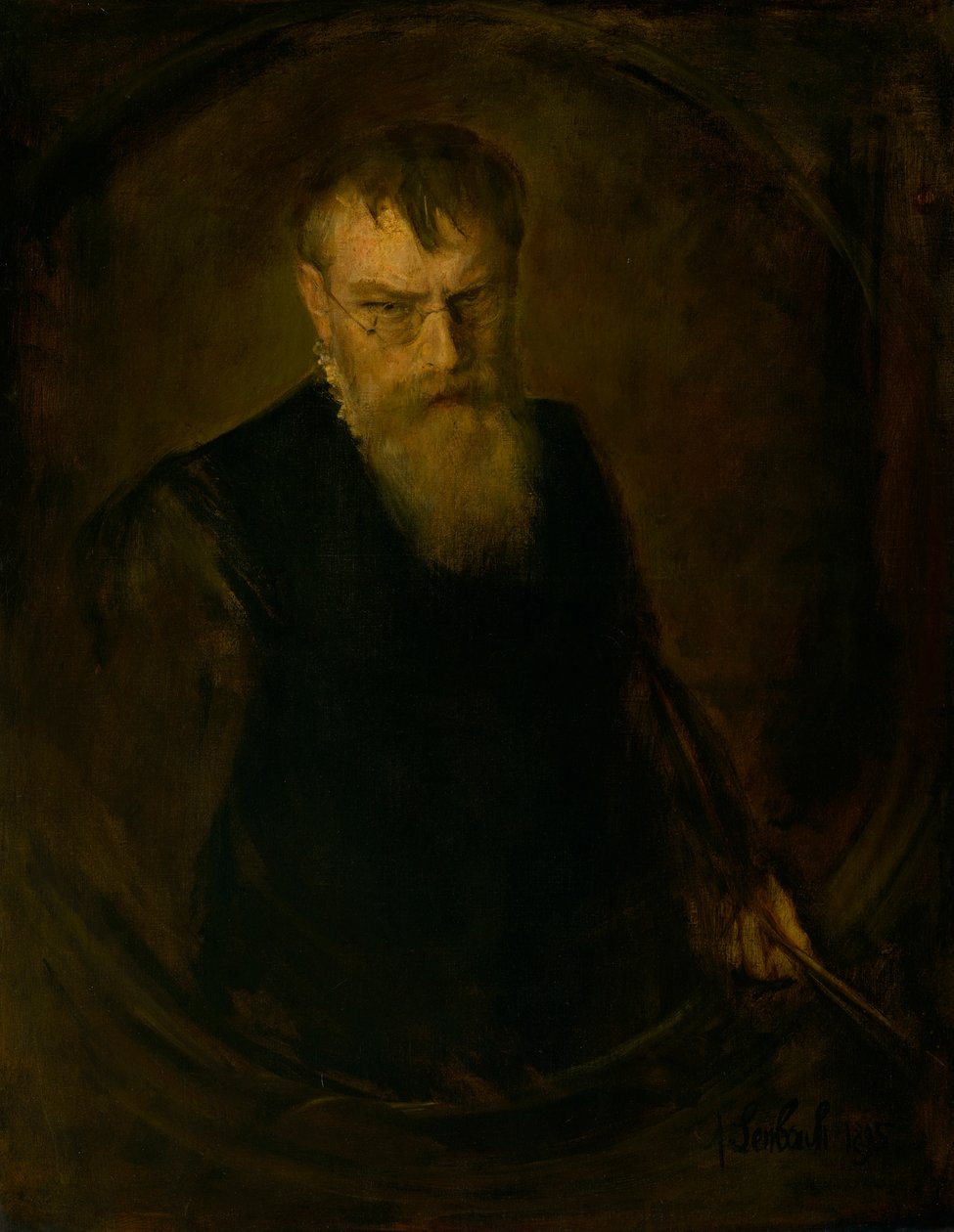 Självporträtt av Franz von Lenbach