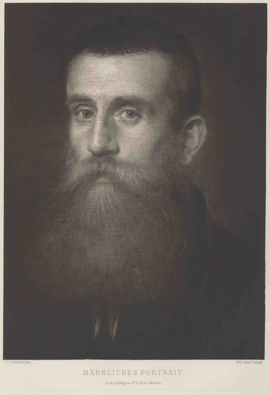 Studieöverskrift av Franz von Lenbach