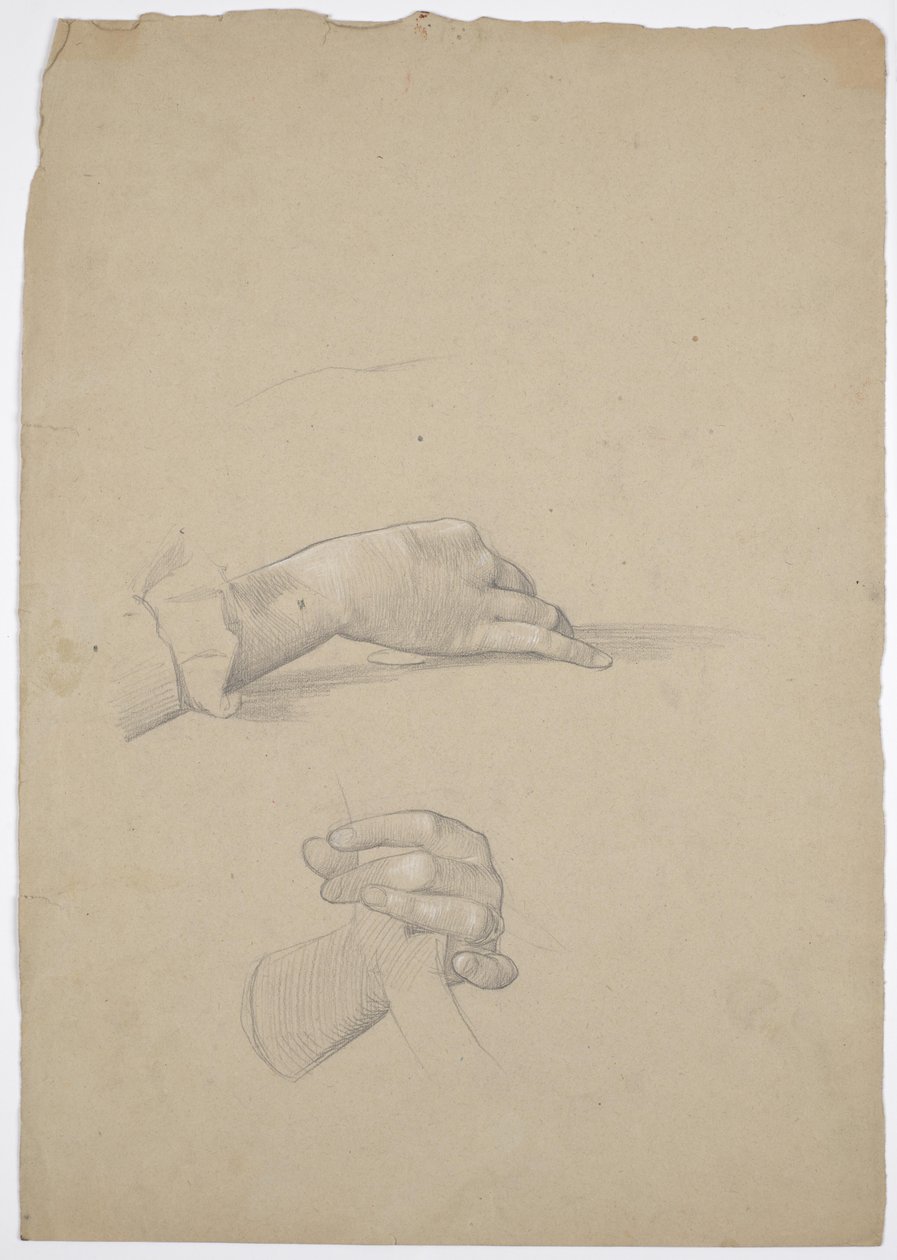 Handstudier av Franz von Matsch