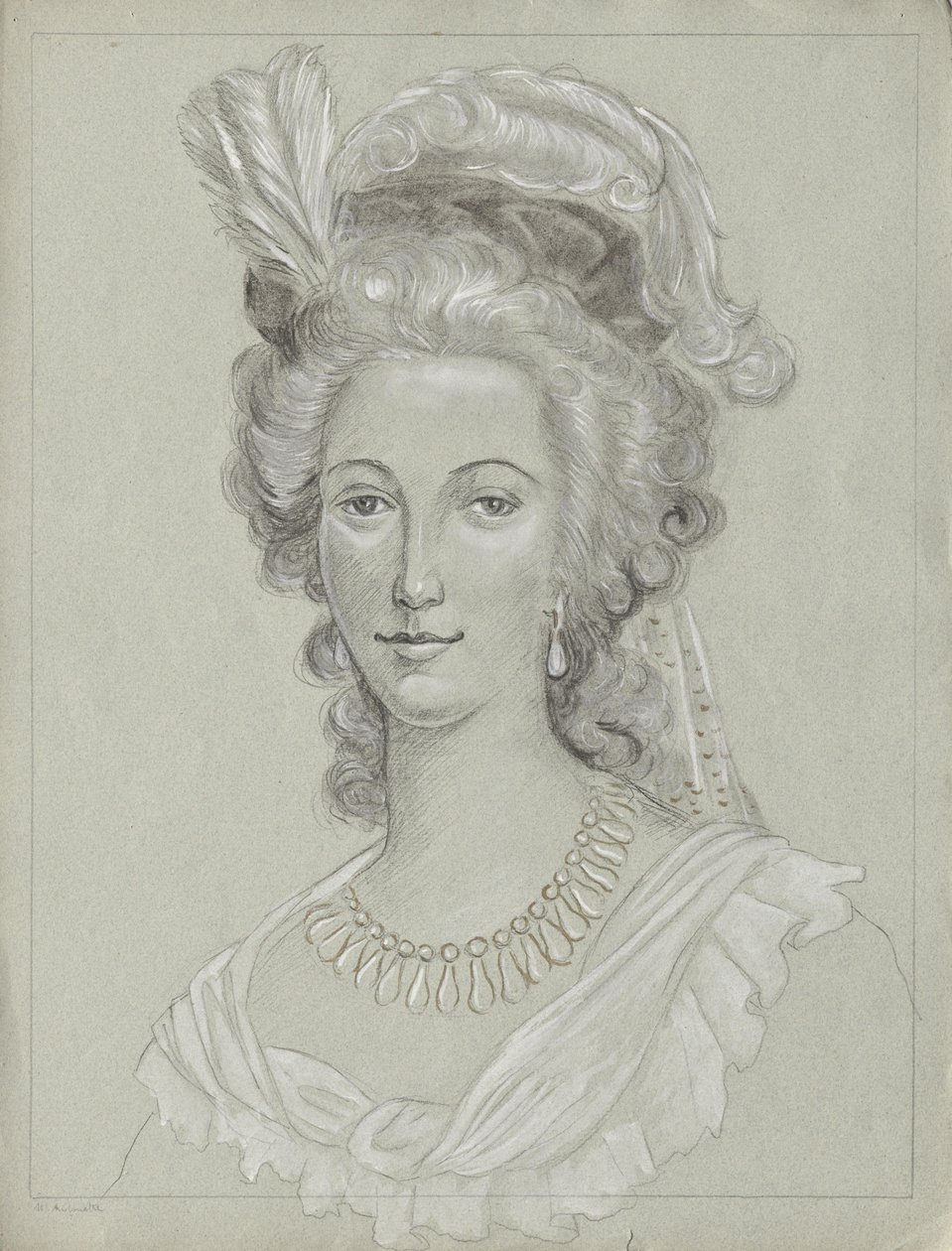 Drottning Marie Antoinette av Franz von Matsch