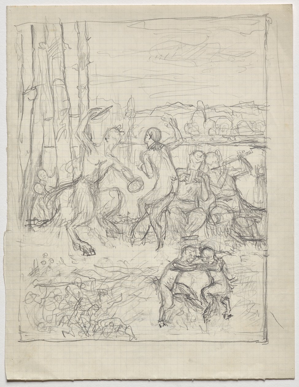 Faunernas dans av Franz von Matsch