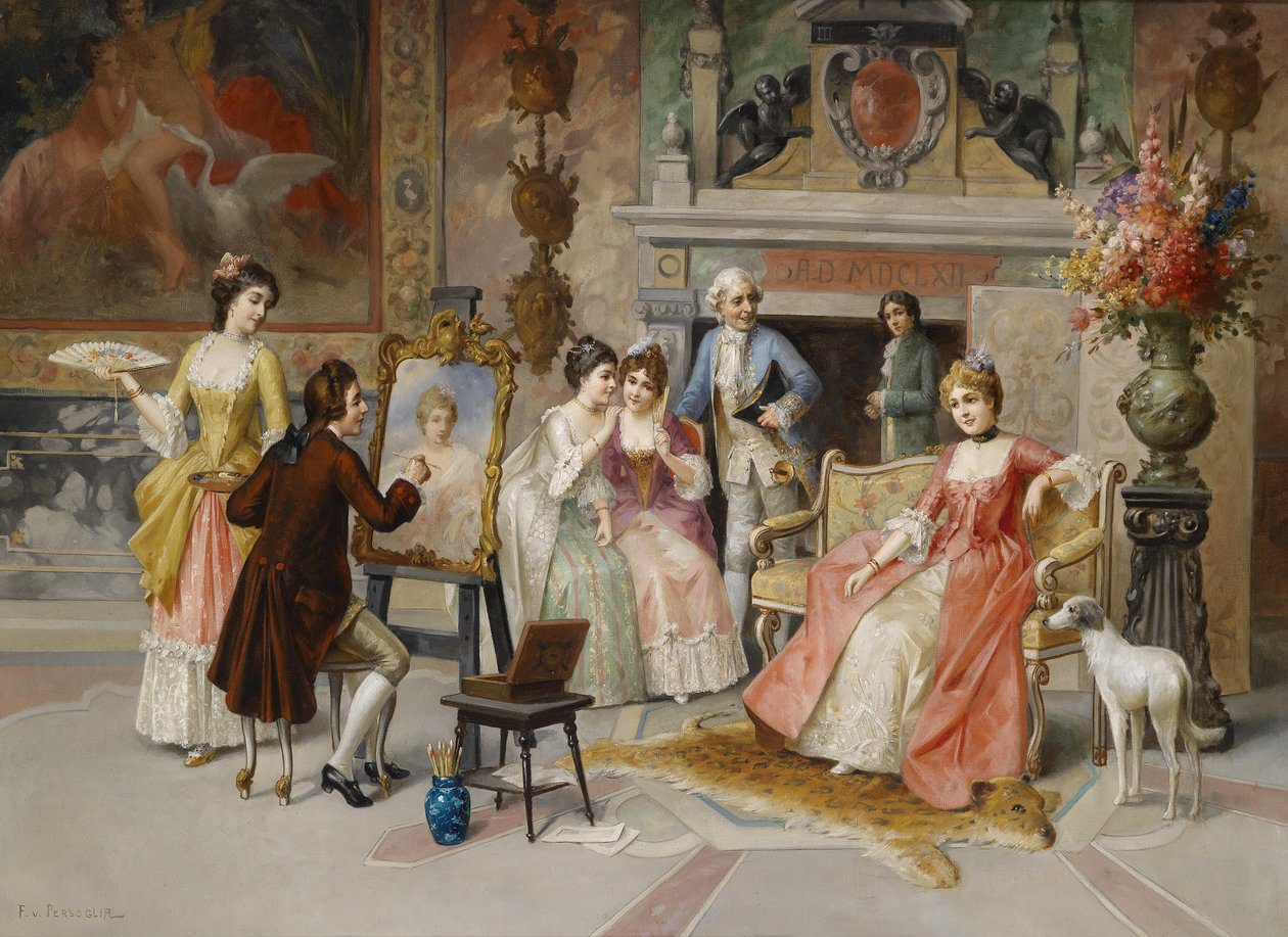 Porträtt av Franz von Persoglia