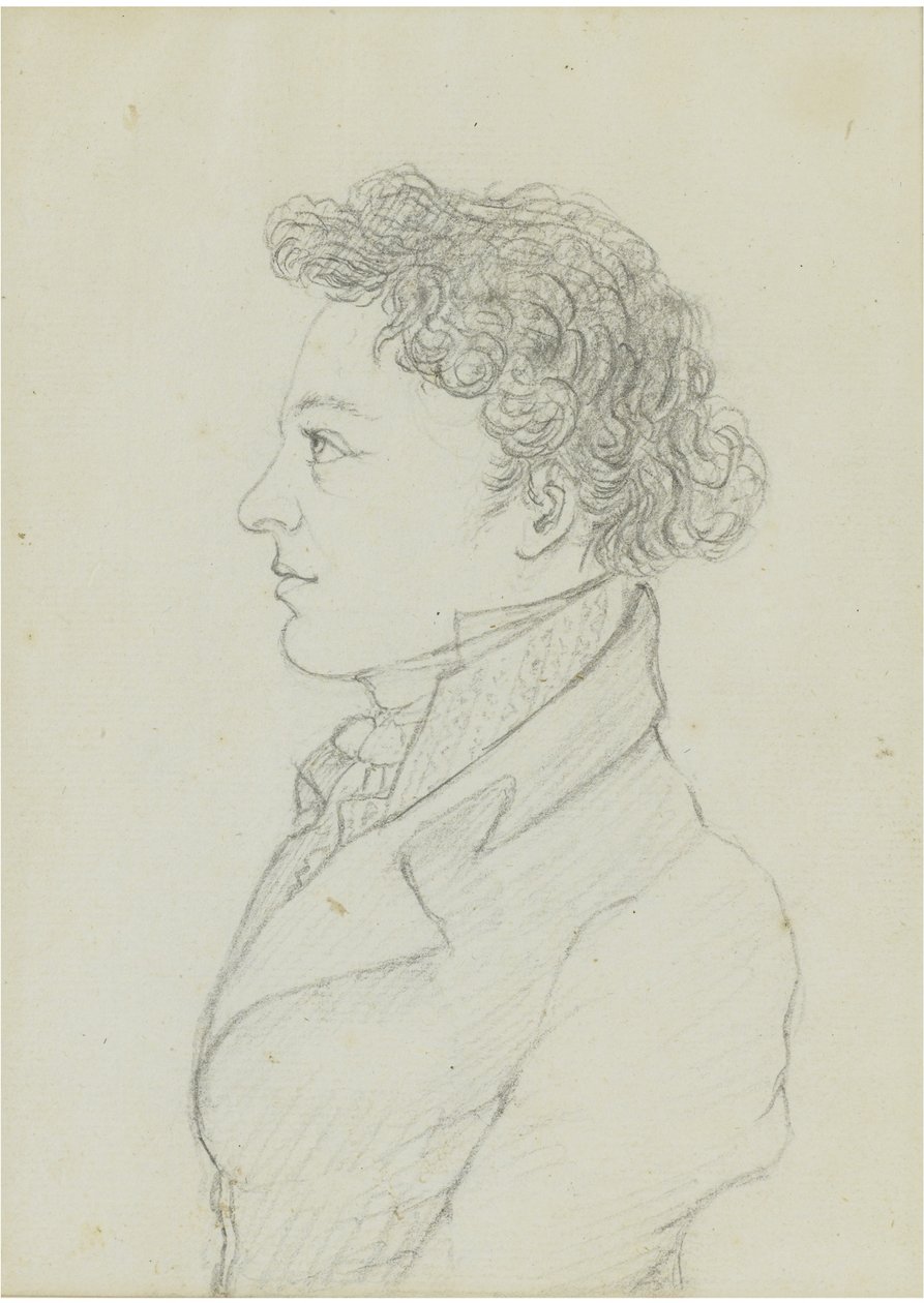 Franz Schubert 1797-1828, 17 år gammal, ca 1814 av Franz von Schober