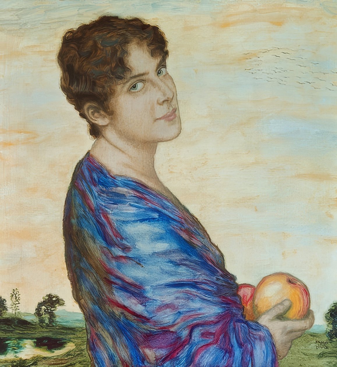 Porträtt av fru Stuck av Franz von Stuck
