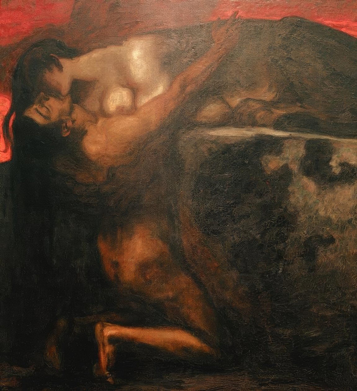 Sfinxens kyss av Franz von Stuck