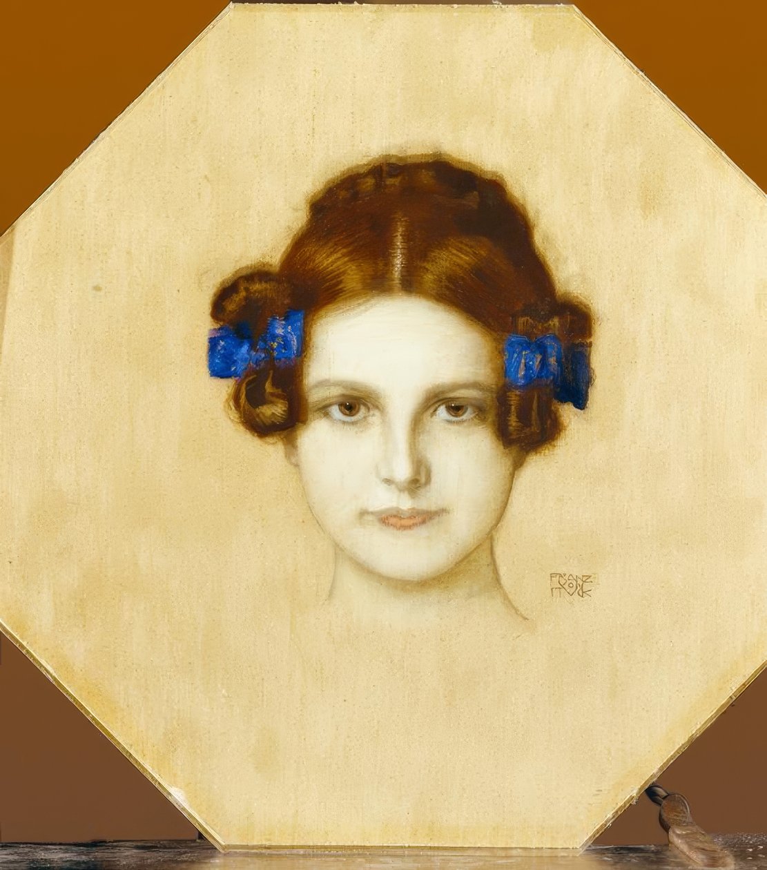 Franz von Stuck, Mary med blåa band av Franz von Stuck