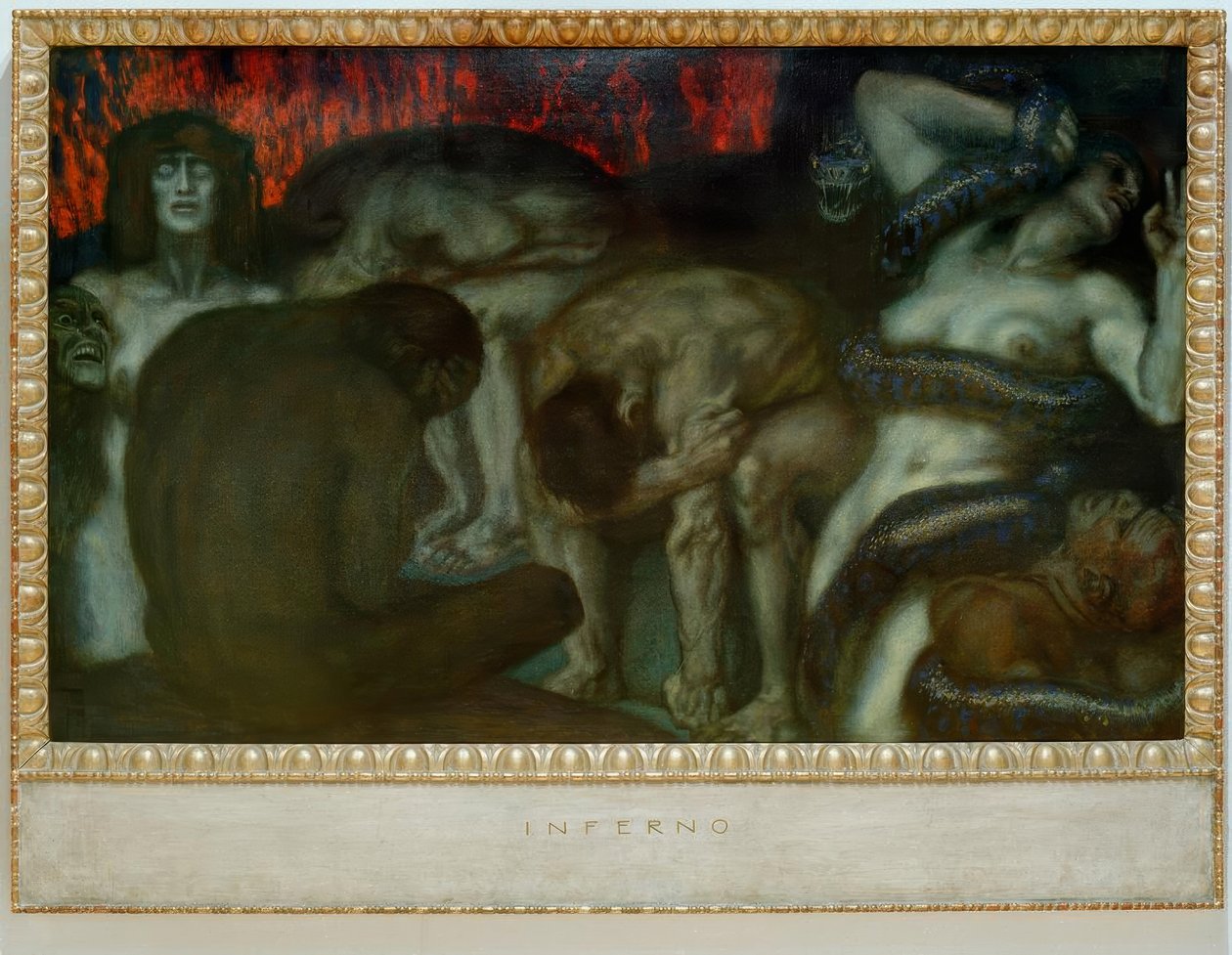 Inferno av Franz von Stuck