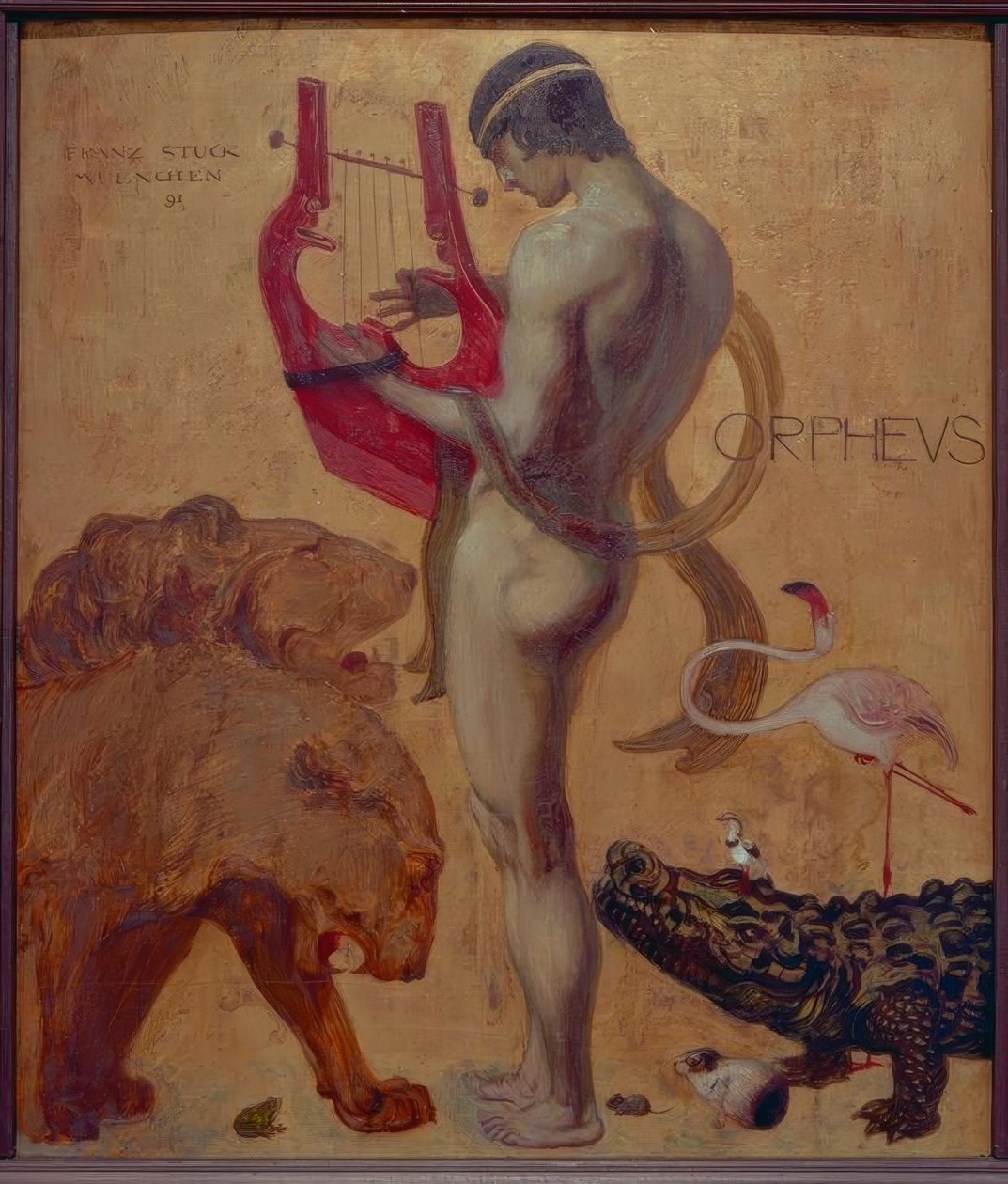 Orfeus av Franz von Stuck