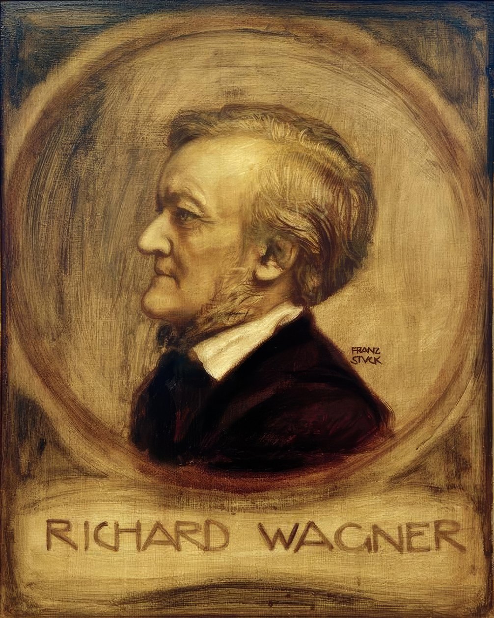 Richard Wagner, Gem. von Franz v. Fastnat av Franz von Stuck