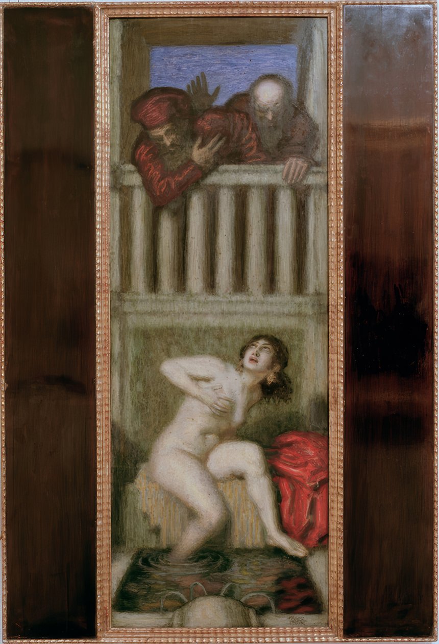 Susanna och de två gamla av Franz von Stuck