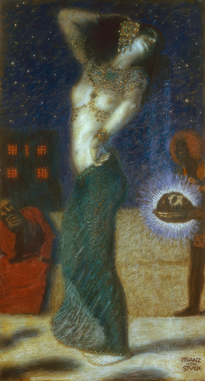 Dansande Salome av Franz von Stuck