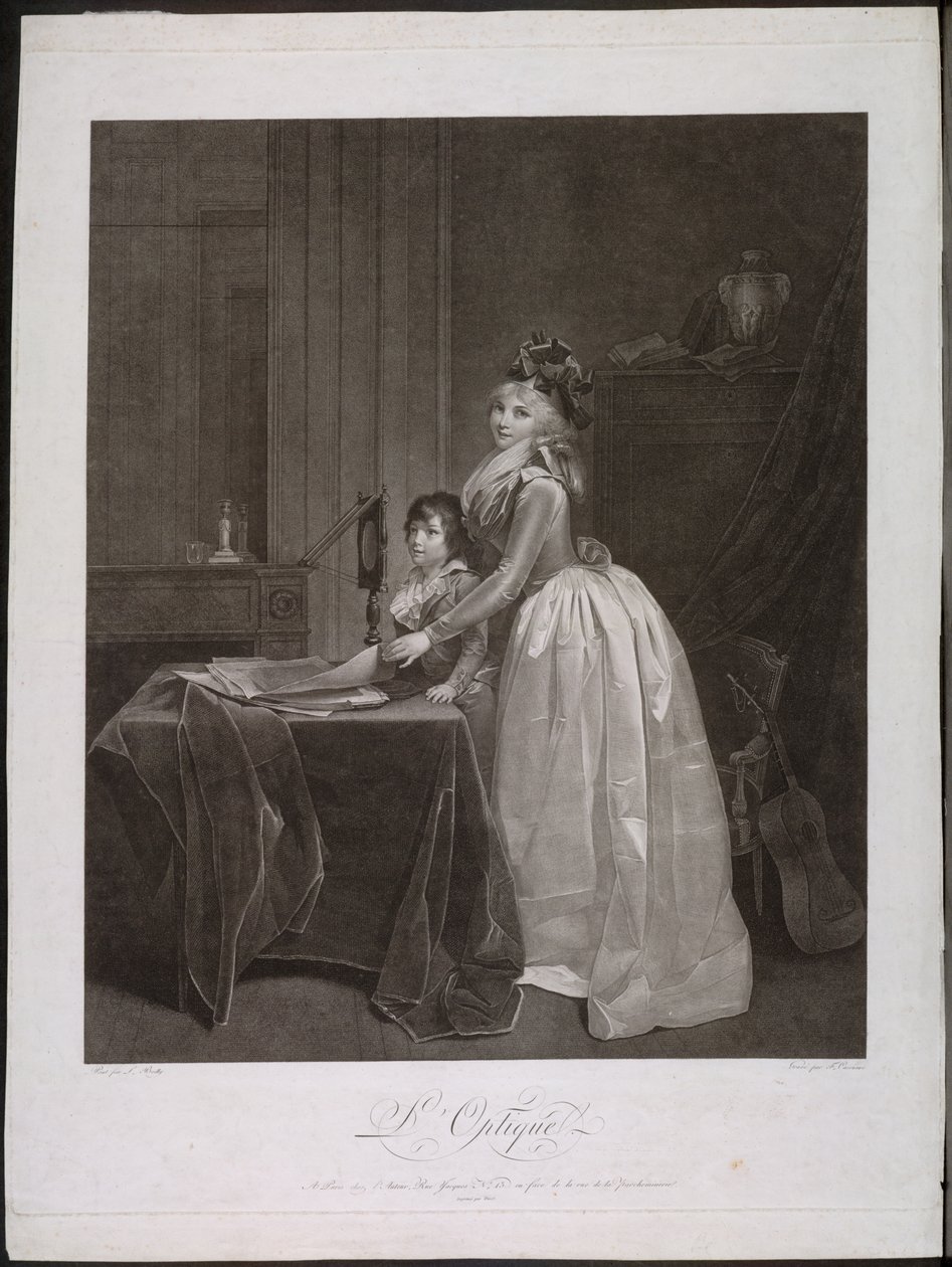 The Optical Viewer, c. 1794. av Fréderic Cazenave