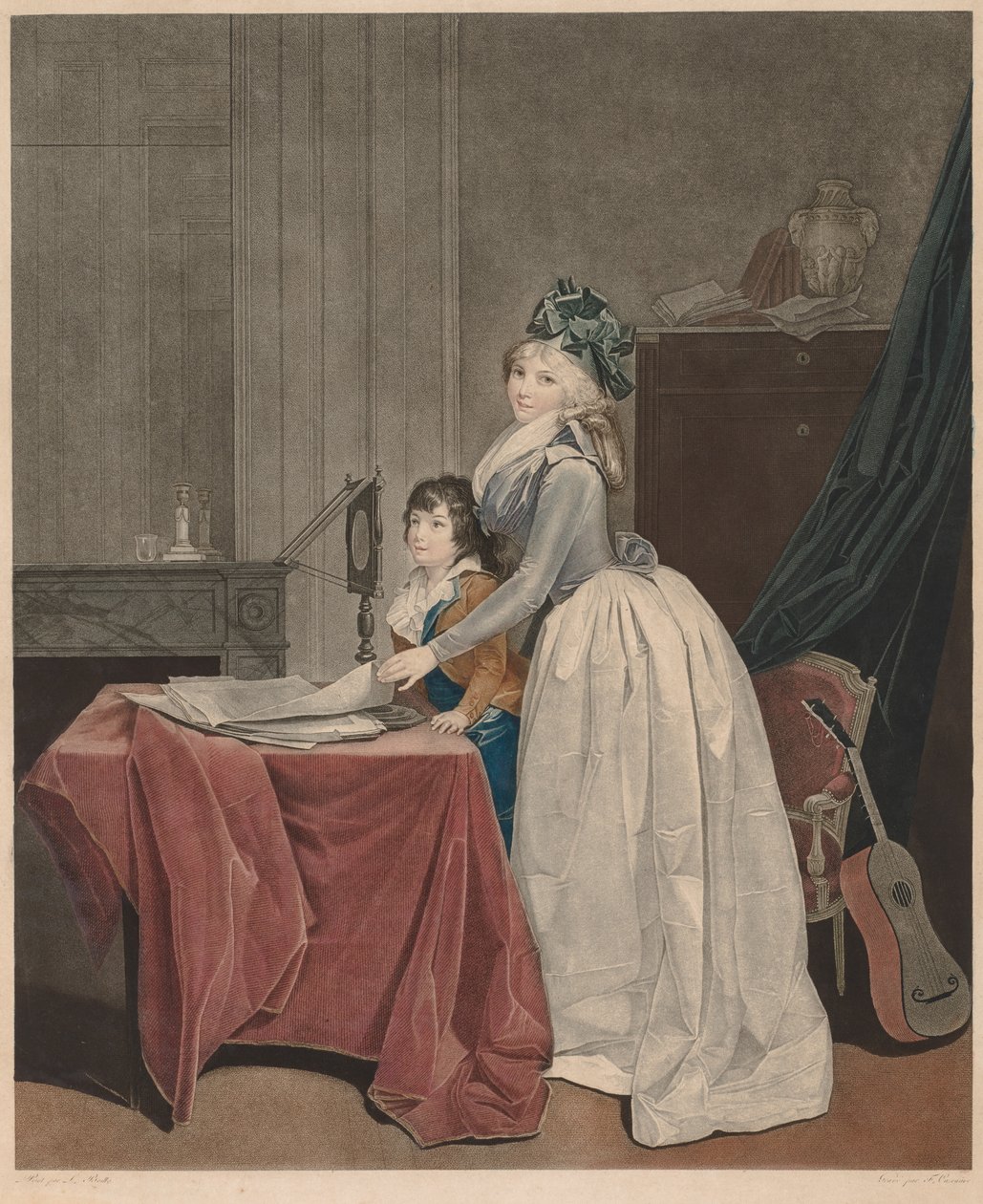 The Optical Viewer, c. 1794. av Fréderic Cazenave