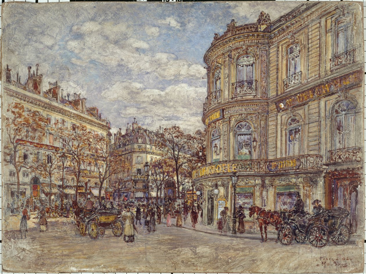 Franska: Le Pavillon de Hanovre, rue Louis-le-Grand av Frederic Anatole Houbron