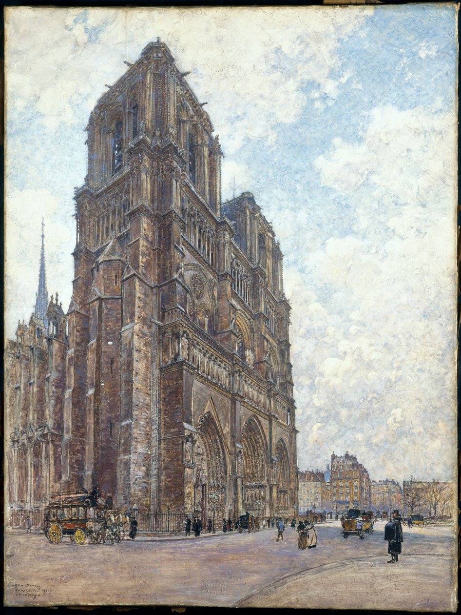 Franska: Notre-Dame de Paris av Frederic Anatole Houbron