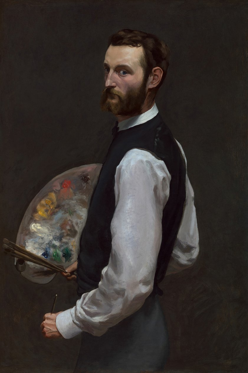 Självporträtt, 186566. av Frédéric Bazille