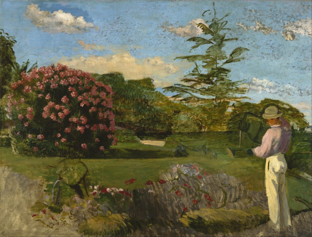 Den lilla trädgårdsmästaren av Frédéric Bazille