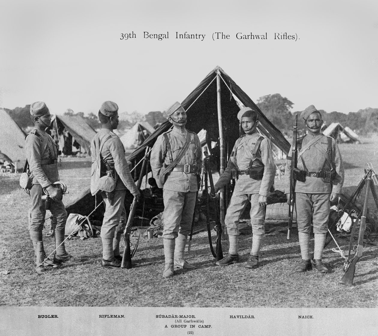 39:e bengaliska infanteriet (Garhwal Rifles) av Fred Bremner