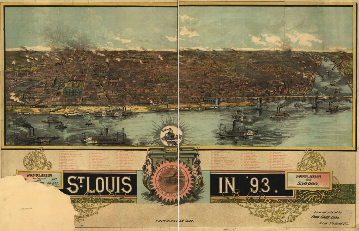 St Louis år 93. av Fred Graf