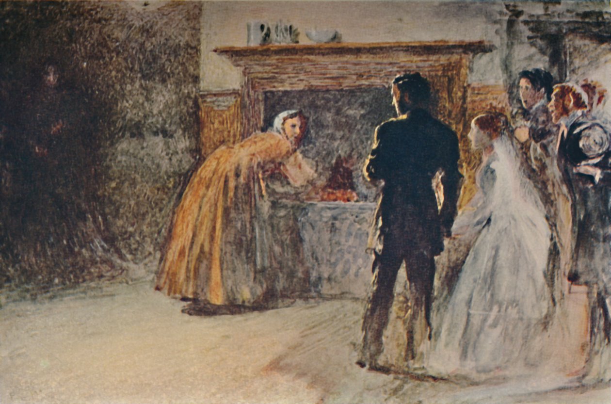 Scen från Jane Eyre, c1870, c1950. av Fred Walker