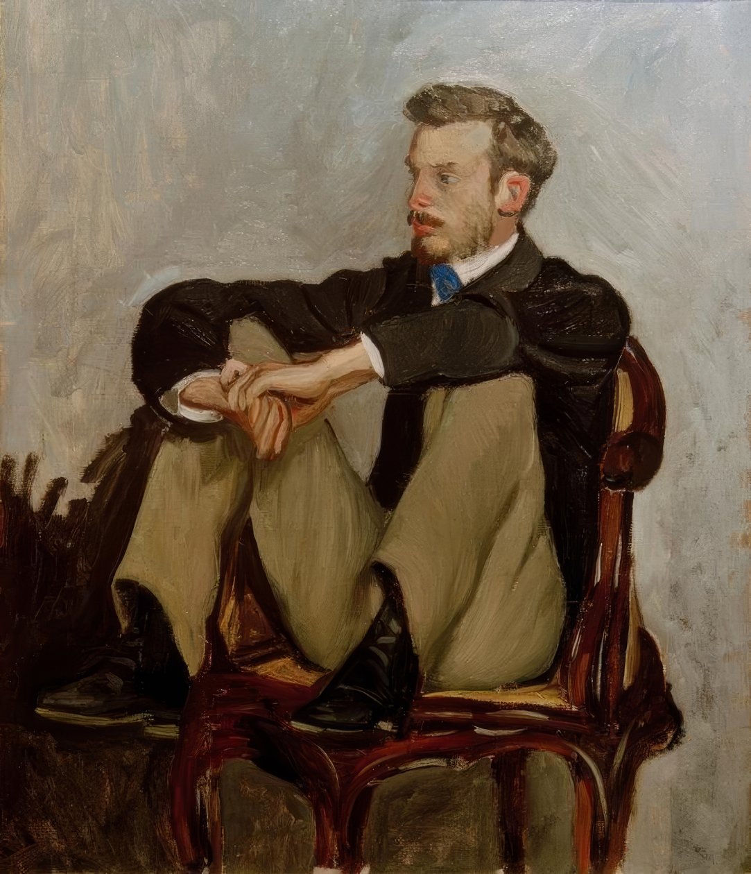 Pierre Auguste Renoir av Jean Frederic Bazille