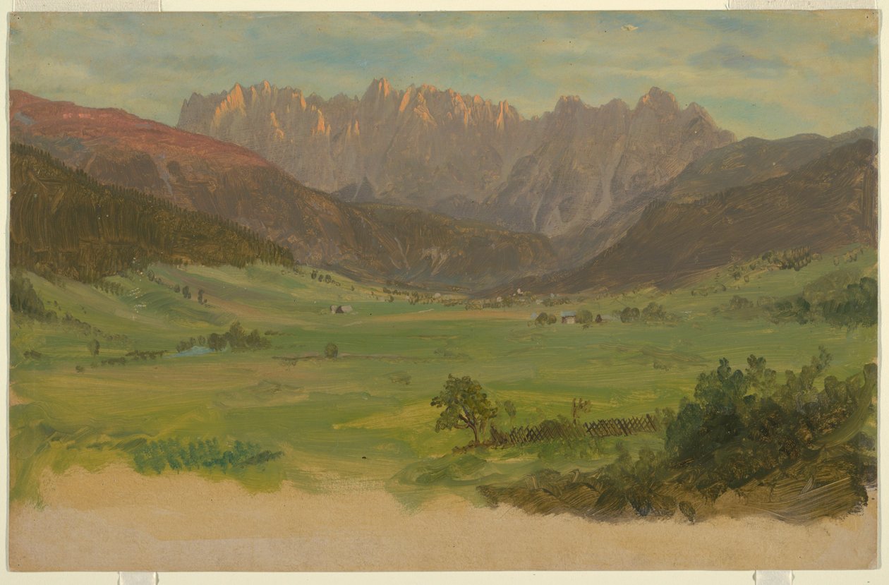 Alplandskap av Frederic Edwin Church