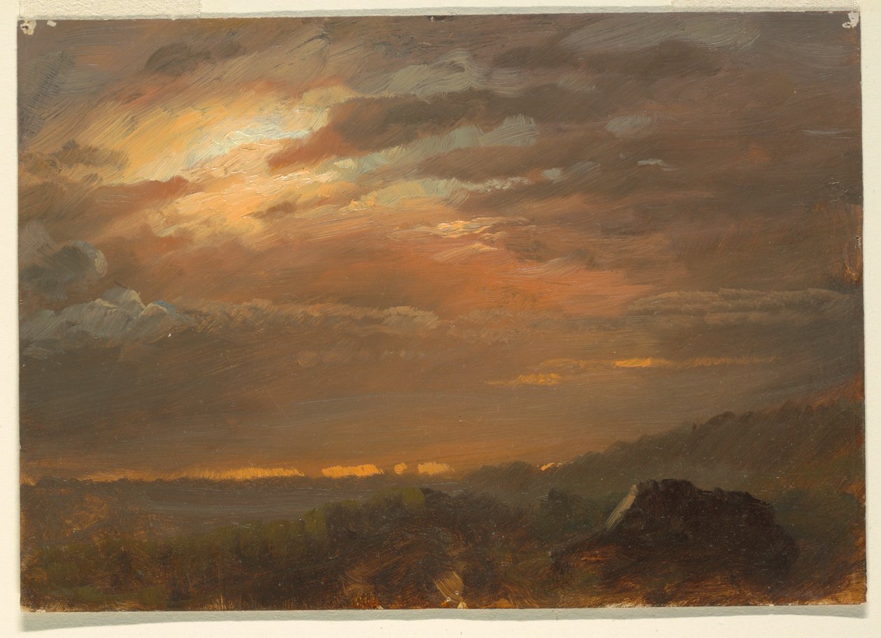 Molnstudier av Frederic Edwin Church