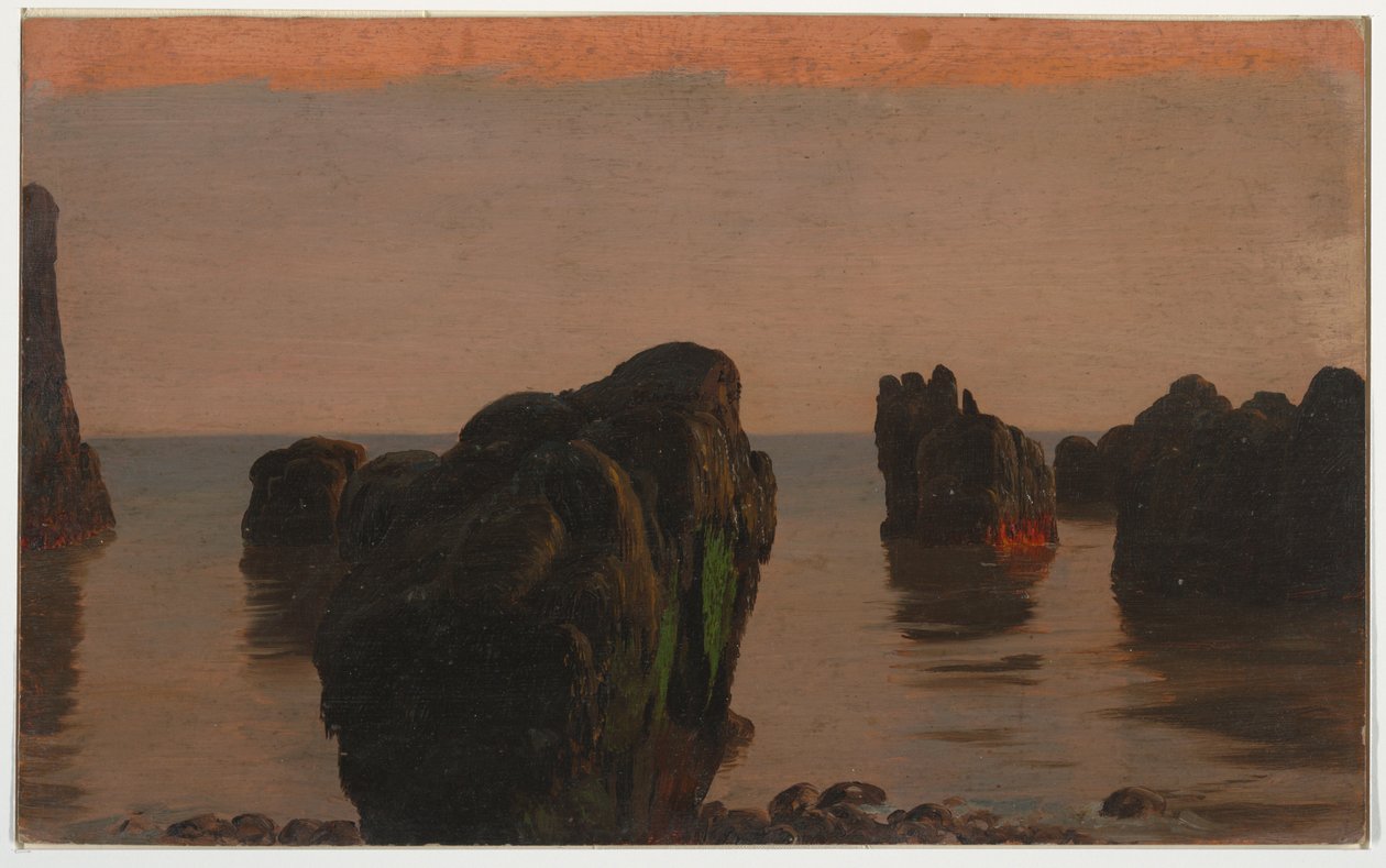 Drawing, Grand Manan Island, Canada, 1851–52 av Frederic Edwin Church