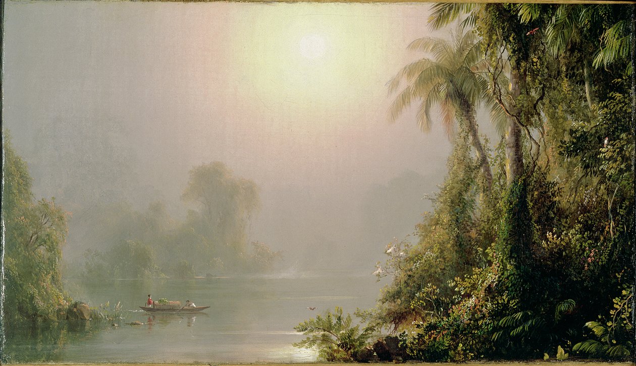 Morgon i tropikerna, ca 1858 av Frederic Edwin Church