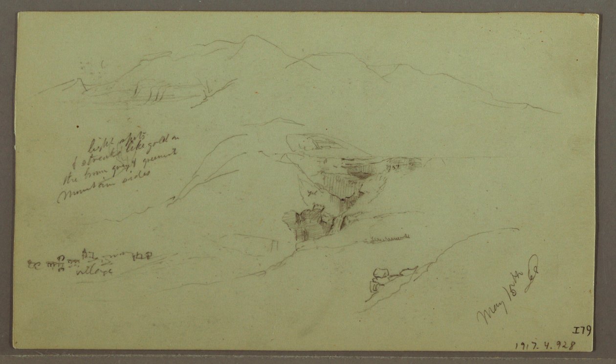 Bergskedja av Frederic Edwin Church