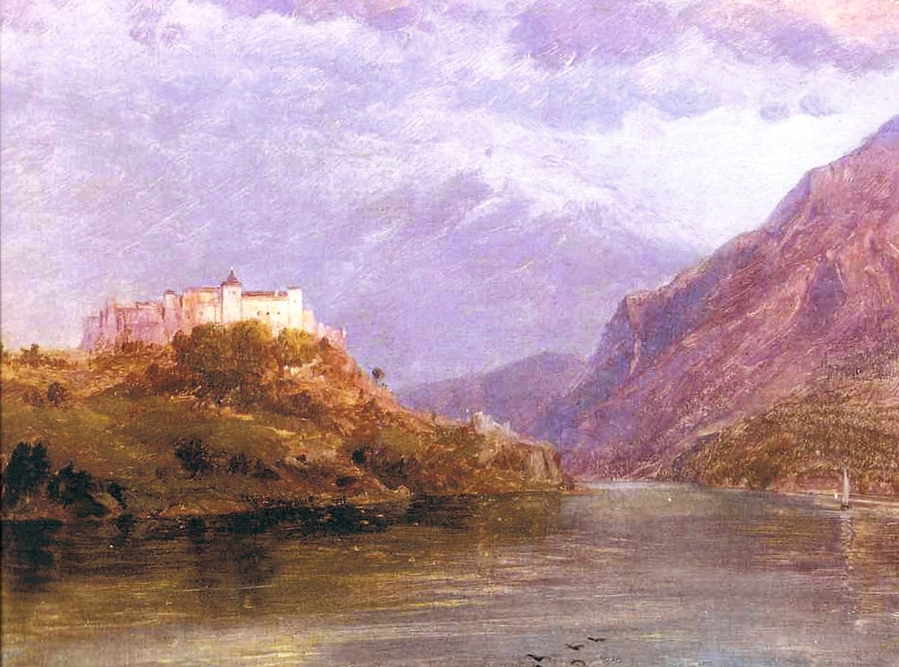 Salzburgs slott, 1868-69 av Frederic Edwin Church