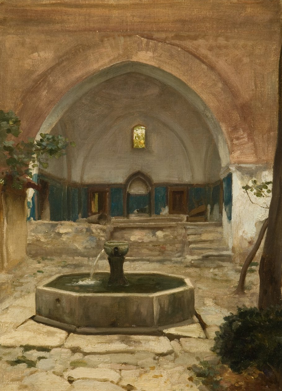 Förstörd moské, Broussai, 1867 av Frederic Leighton