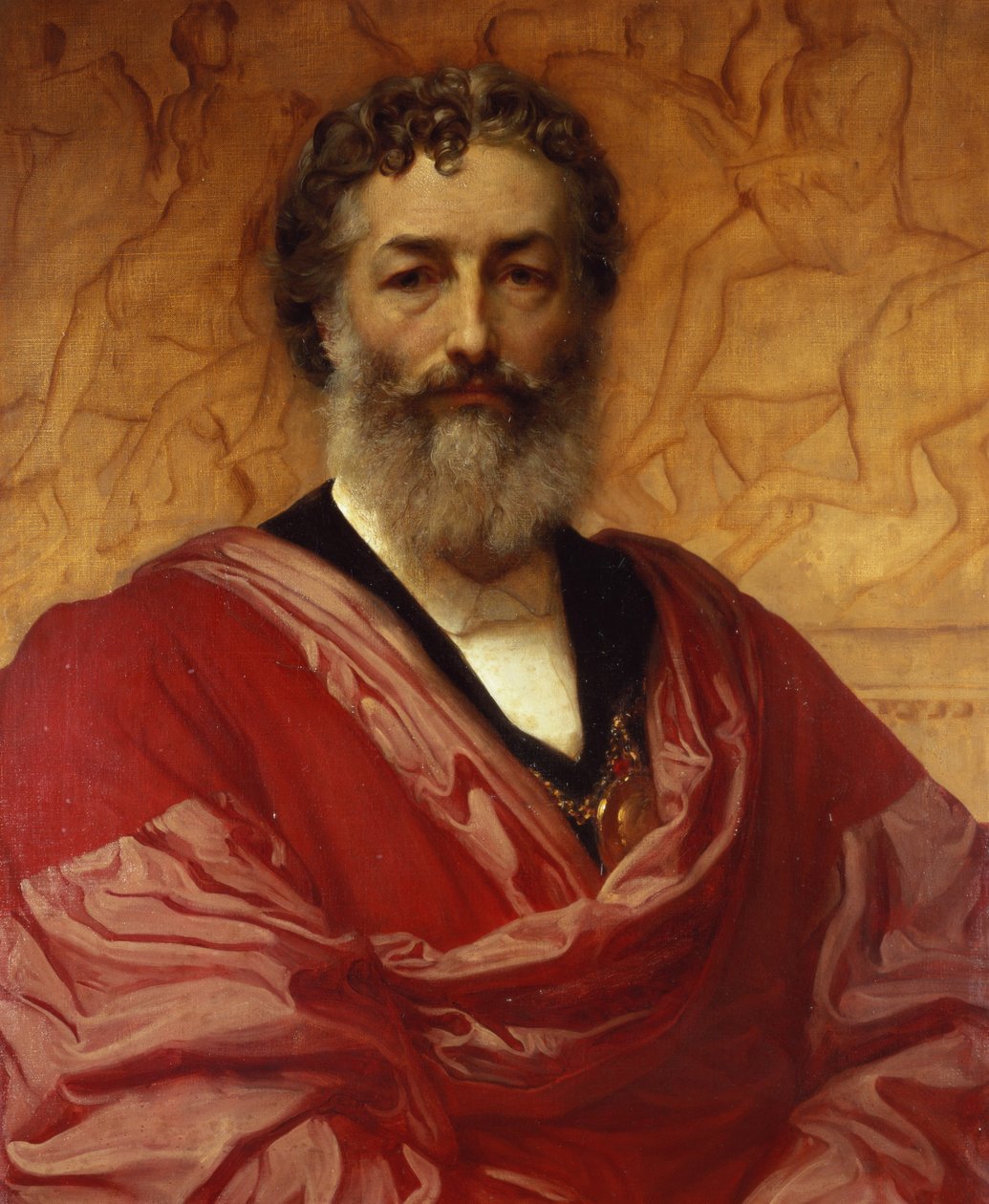 Självporträtt, 1880 av Frederic Leighton