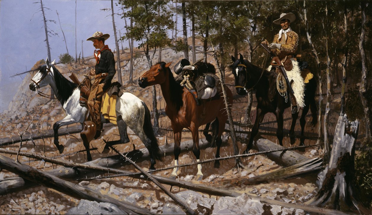 Prospecting for Cattle Range av Frederic Remington