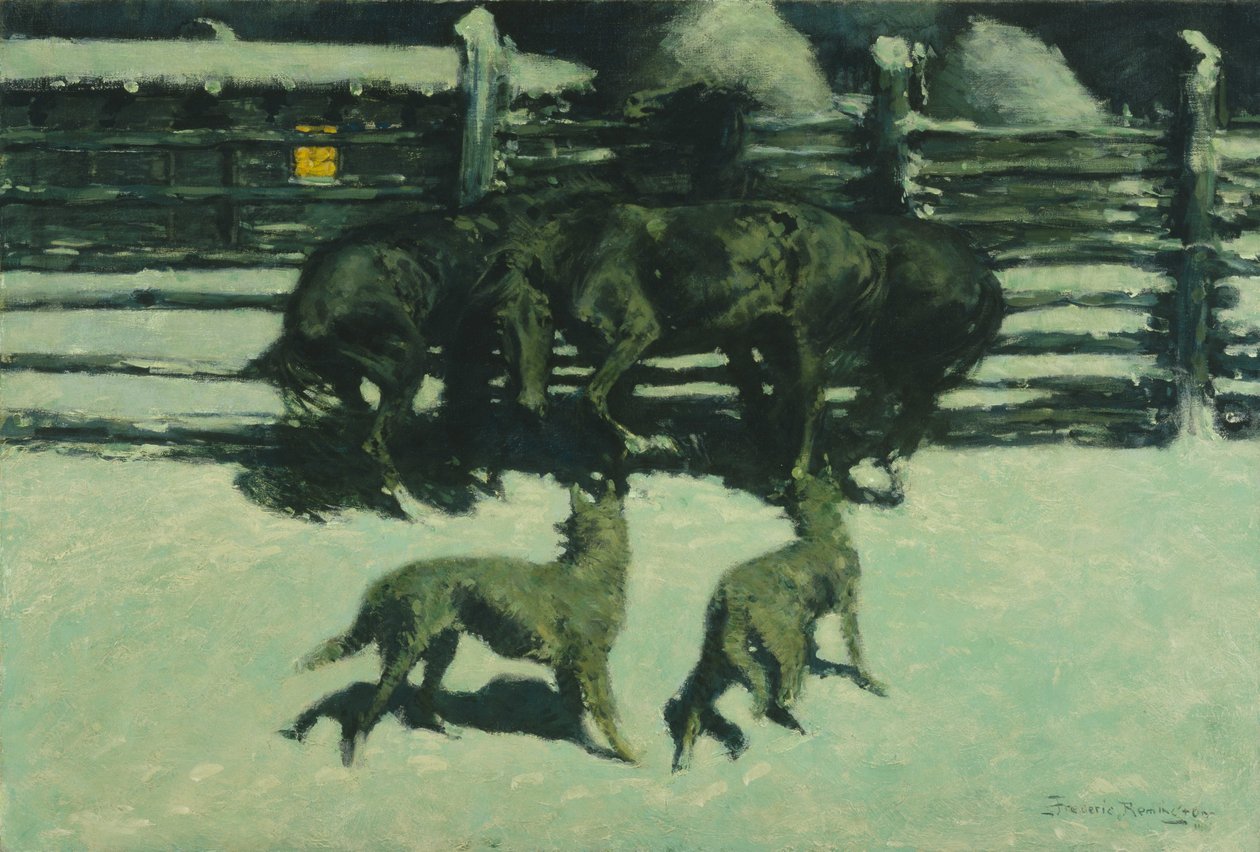 Uppmaningen om hjälp av Frederic Remington