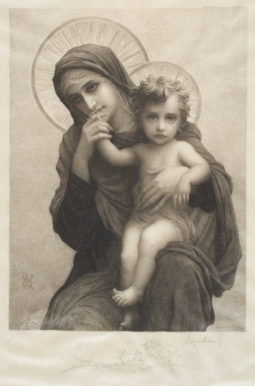 Madonna och barn av Frederic Auguste Laguillermie