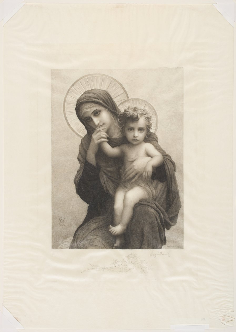 Madonna och barn av Frederic Auguste Laguillermie
