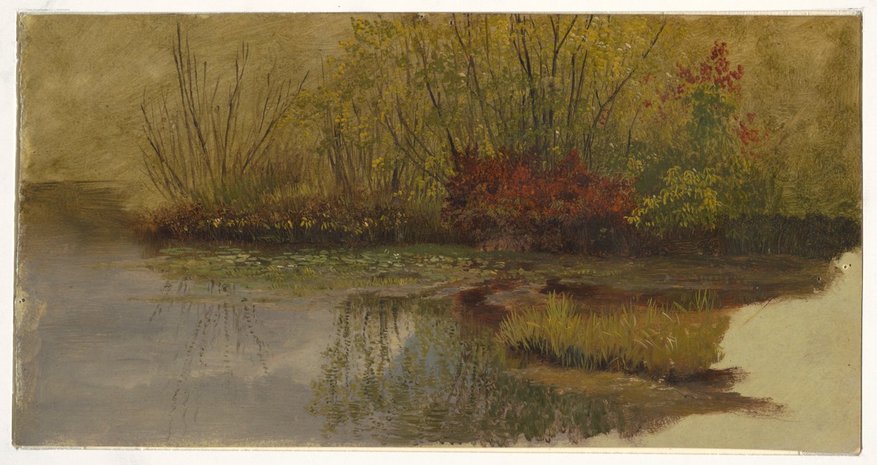 Ett hörn av en damm av Frederic Edwin Church