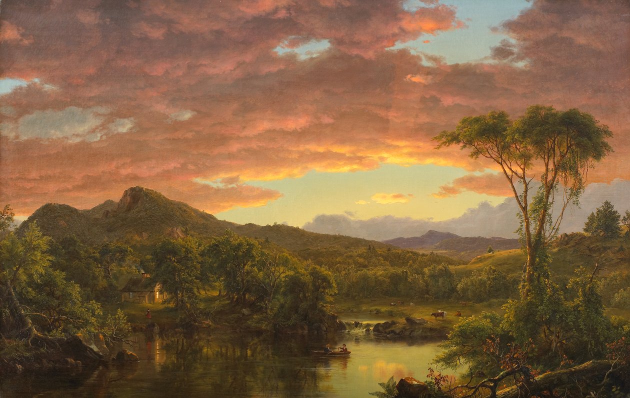 Ett hem på landet av Frederic Edwin Church