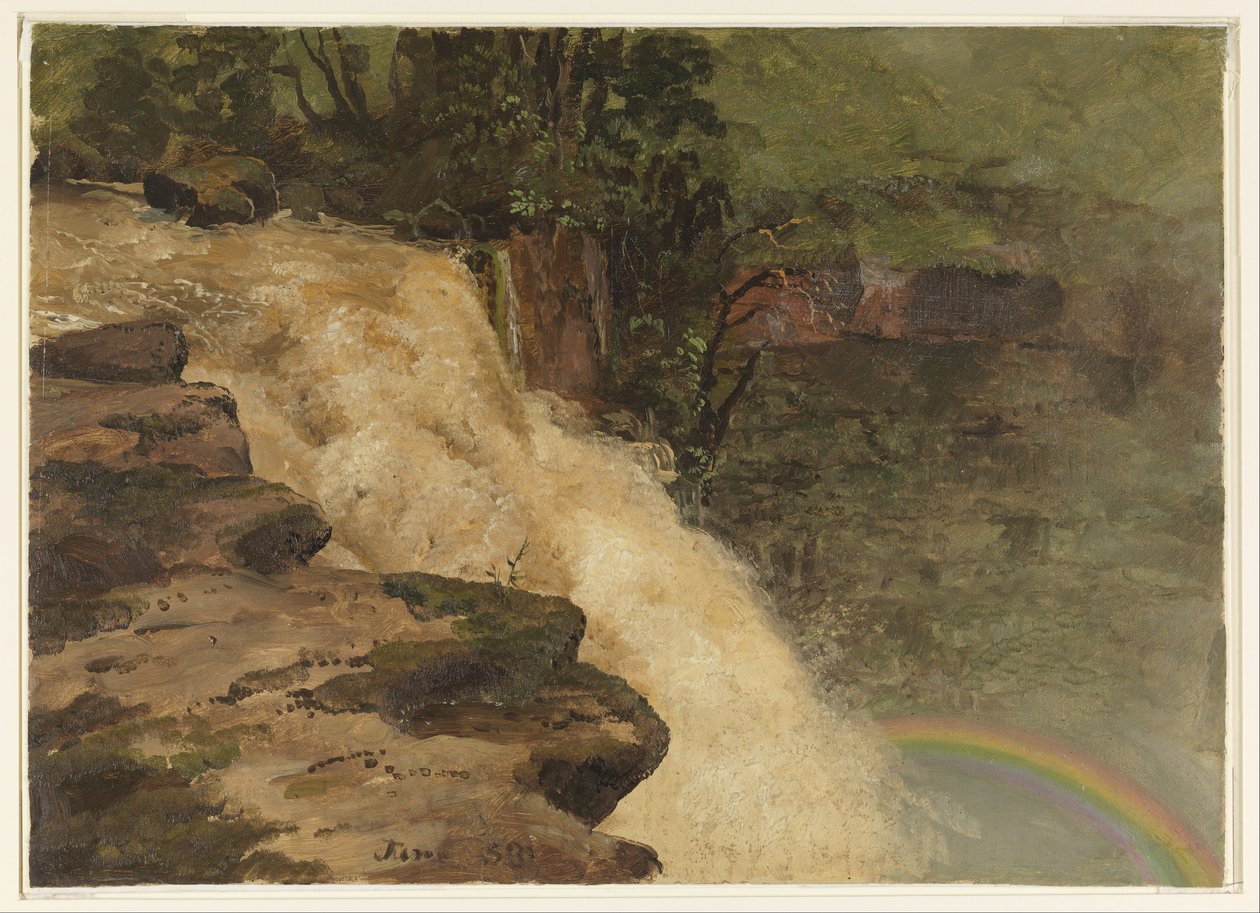 Ett vattenfall i Colombia av Frederic Edwin Church