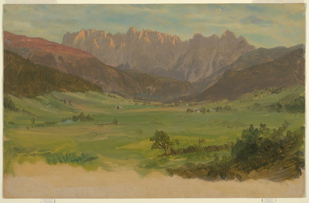 alpina dalen av Frederic Edwin Church